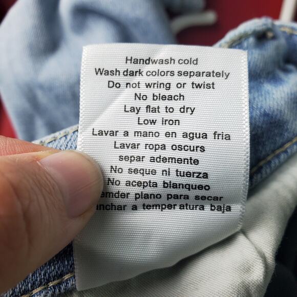 Judy Blue Womens Distressed High Rise Tummy Control Top Skinny Jeans Size 26 - Picture 8 of 8